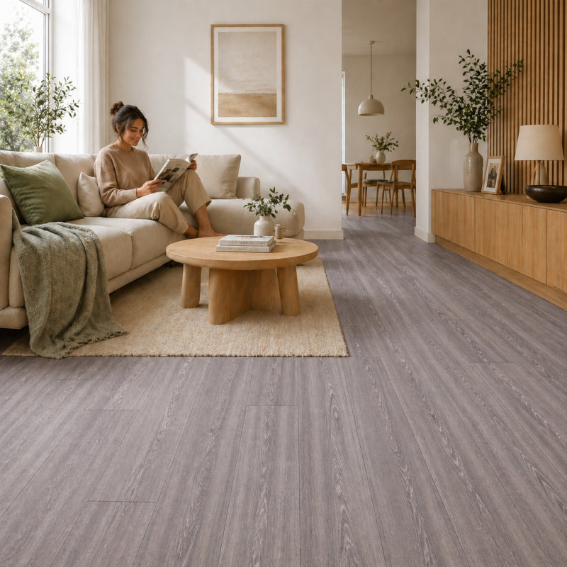 Piso vinilico SPC caja 12 unidades madera 2,69m2 122x184cm 4mm espesor