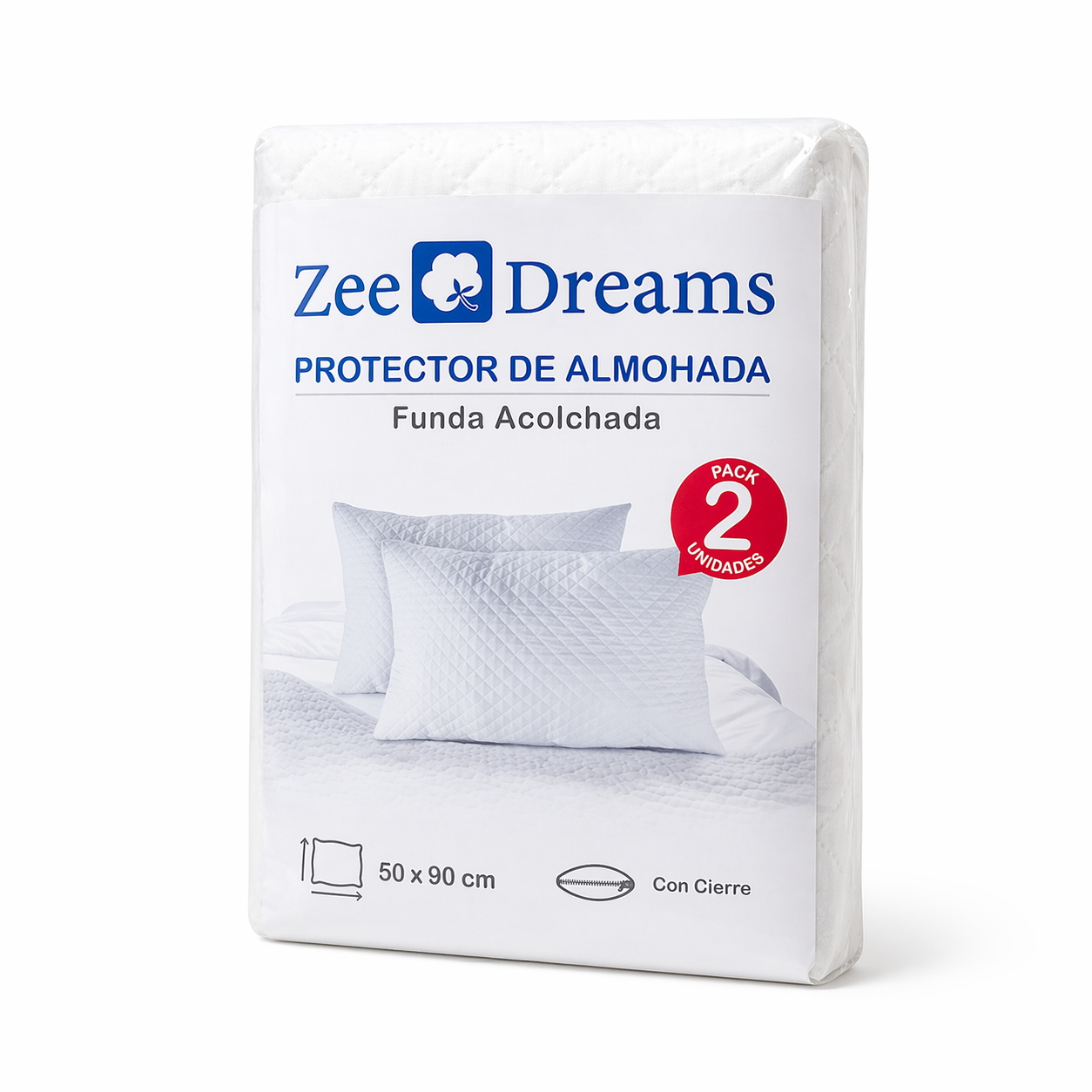 Pack 2 Protector almohada 50x90 cm Zee Dreams
