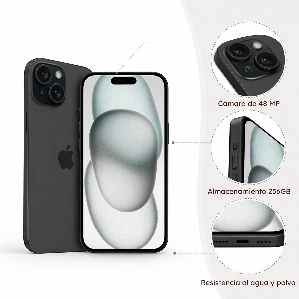 Apple Iphone 15 Black 256GB