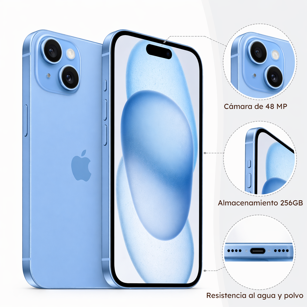 Apple Iphone 15 Blue 256GB